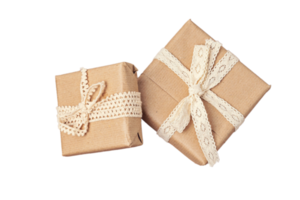 beige cajas aislado en un transparente antecedentes png