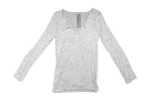 gris blusa aislado en un transparente antecedentes png