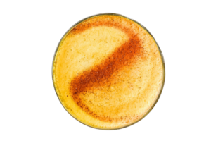 Yellow drink isolated on a transparent background png