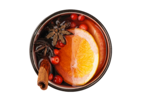 Red summer drink isolated on a transparent background png