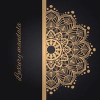 Luxury mandala background design vector