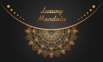 diseño de mandala ornamental de lujo vector