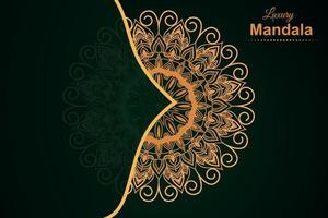 Luxury mandala background design vector