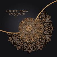 Luxury mandala background design vector