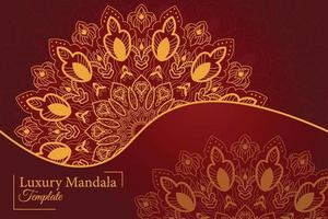 Luxury mandala background design vector