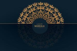 Fondo de diseño de mandala ornamental de lujo vector