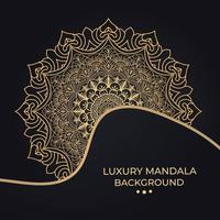 Fondo de diseño de mandala ornamental de lujo vector