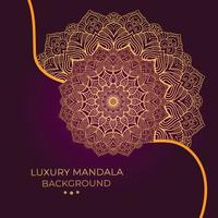 diseño de mandala ornamental de lujo vector