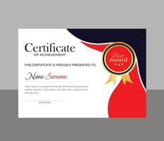 Modern Certificate Template vector