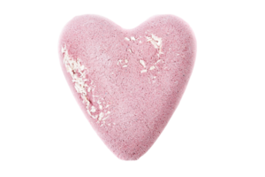 Pink heart isolated on a transparent background png