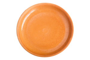 Orange bowl isolated on a transparent background png