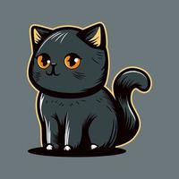 cute cats cartoon vector