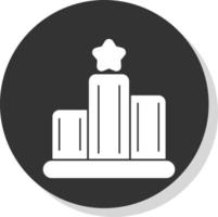 Podium Vector Icon Design