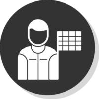 Flagman Vector Icon Design