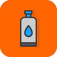 Water Bottle Vector Icon Design