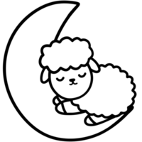 cute sheep, goat, sheep illustration, animal, animal illustration png