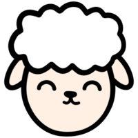 schattig schaap, geit, schapen illustratie, dier, dier illustratie png