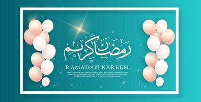 Ramadan kareem background design vector illustration for greeting cards posters and banners