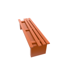 Bench isolated on transparent png