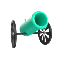 Cannon isolated on transparent png