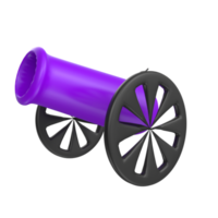 Cannon isolated on transparent png