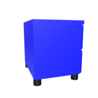 Nightstand isolated on transparent png