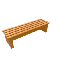 Bench isolated on transparent png