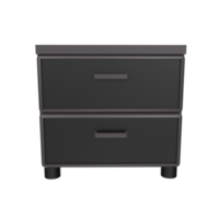 Nightstand isolated on transparent png