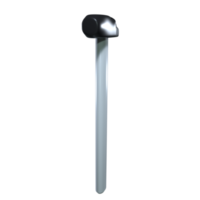 Hammer isolated on transparent png