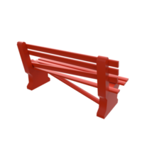 Bench isolated on transparent png