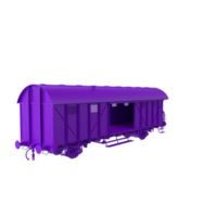 Train vagon isolated on transparent png