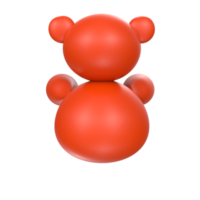 Urso de pelúcia Urso isolado em transparente png