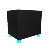 Nightstand isolated on transparent png