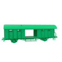 Train vagon isolated on transparent png