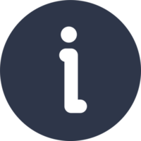 Info icon in black colors. Information sign illustration. png