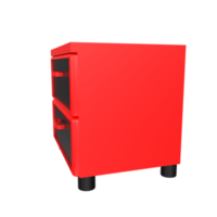 Nightstand isolated on transparent png