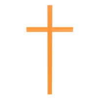 Jesus cross isolated on transparent png