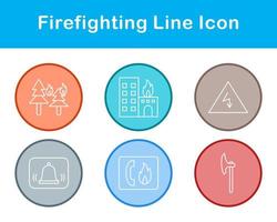 Firefighting Vector Icon Set