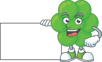 Cartoon character of staphylococcus aureus vector