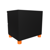 Nightstand isolated on transparent png