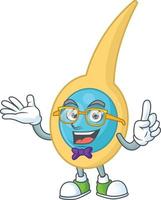Cartoon character of clostridium tetani vector
