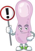 Cartoon character of clostridium botulinum vector