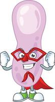 Cartoon character of clostridium botulinum vector