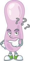 Cartoon character of clostridium botulinum vector