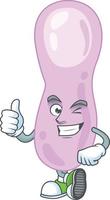 Cartoon character of clostridium botulinum vector