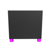 mesa de cabeceira isolado em transparente png
