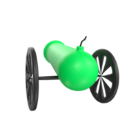 Cannon isolated on transparent png