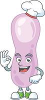 Cartoon character of clostridium botulinum vector