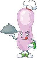 Cartoon character of clostridium botulinum vector