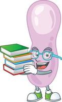 Cartoon character of clostridium botulinum vector